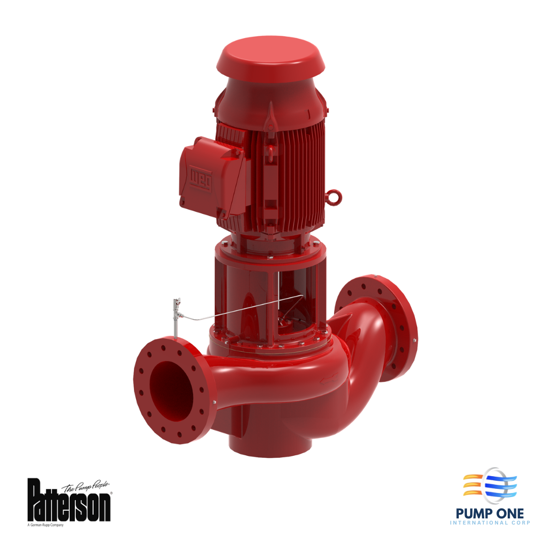 Split-Coupled Vertical In-Line HVAC Pump